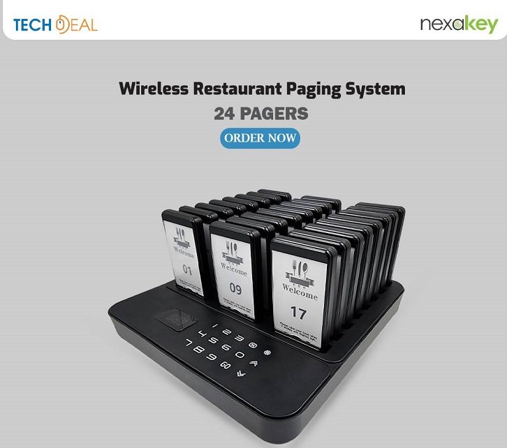 Wireless Restaurant Calling System Price in BD - Nexakey NX-P24 24 Pager 